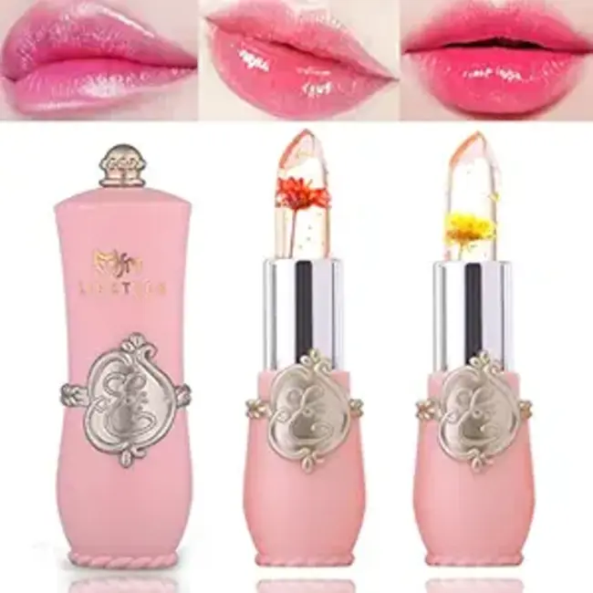 ( ২ পিস) Jelly Dried Flower Color Changing Lip Balm
