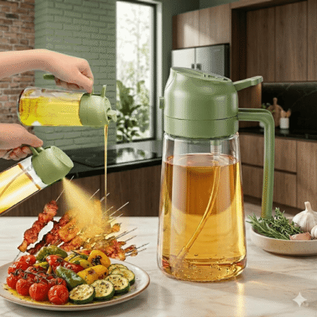 500ML Capacity - Cooking Oil Spray Bottle